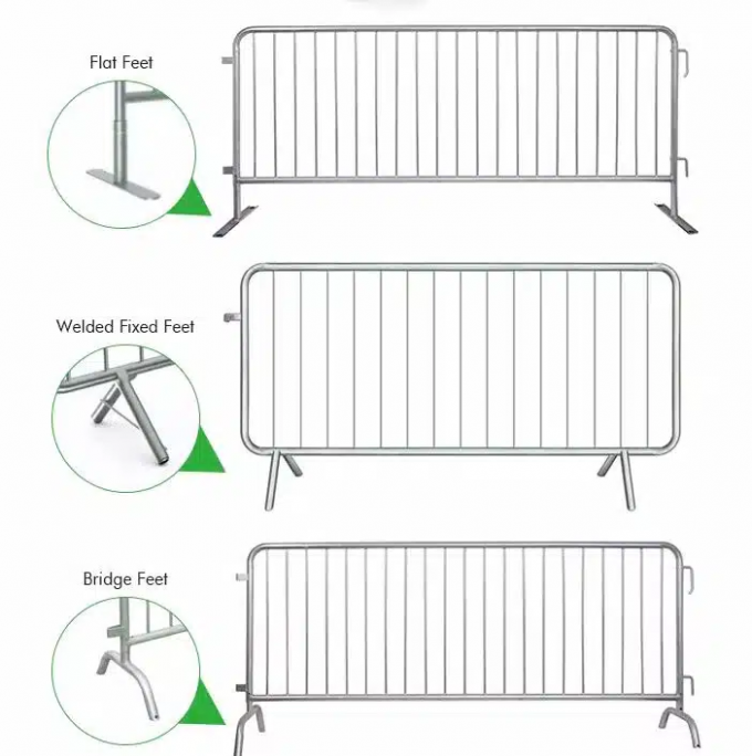 중용 가연 철강 장벽 콘서트 낮은 유지 보수 8