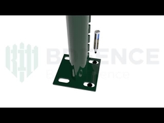 복숭아 포스트와 3D 펜스 패널을 설치하는 방법