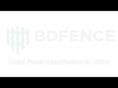 녹색 보안 3D 용접 된 철망 울타리 젤리화 및 파우더 페인팅