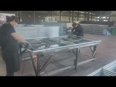 체인 링크 울타리 프레임 세부 사항