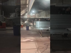 방호 울타리 용접 공정