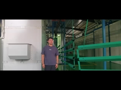 분말로 코팅된 정사각형 기둥