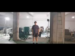 V 메시 보안 펜싱용 60*60mm 기둥 생산 공정