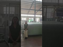 파우더 코팅 50*50mm 금속 프레임 V Mesh 보안 울타리