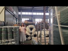 3D 펜스 상단에 사용되는 철조망 포장 방법