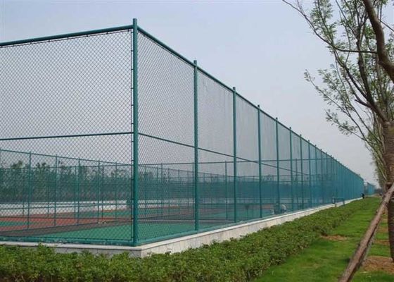 품질  ISO14001 PVC Coated Wire Mesh Diamond Chain Link Fence 공장