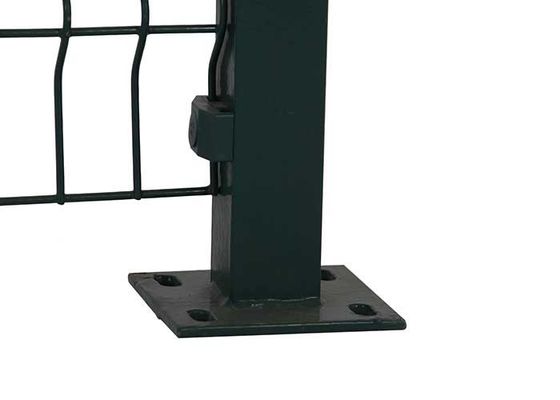 중국 다채로운 3D 가정 장식 검은 구부러진 용접 철망 정원 울타리 보안 진료 PVC 코팅 Mesh 울타리 cl