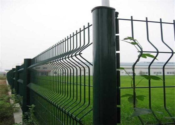 지속 가능한 PVC 코팅 3d 곡선 용접 철망 울타리 패널 장벽 울타리