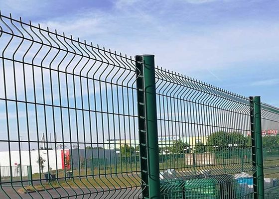 지속 가능한 PVC 코팅 3d 곡선 용접 철망 울타리 패널 장벽 울타리