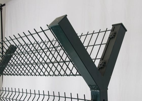 Pvc 코팅된 공항 보안 펜싱 Ｙ 종류 포스트 철조망
