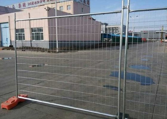 2.1M * 2.4m 호주 철회 가능한 임시 울타리 정사각형 구멍