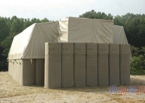 활성화된 베이지색인 76x76mm 헤스코 벽 와이어 메쉬 개비온 상자