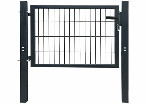 다크 그린 PVC 코팅되 5x3.5ft 울타리 가든 게이트