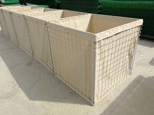 4.0mm Gabion 벽 홍수 Mil 1B Hesco 모래 장벽 용접