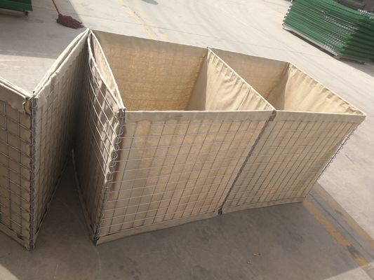 4.0mm Gabion 벽 홍수 Mil 1B Hesco 모래 장벽 용접