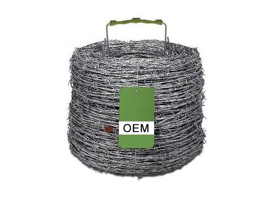 미늘 철사 담을 위한 10kg 1.2mm 직류 전기를 통한 면도칼 가시철사